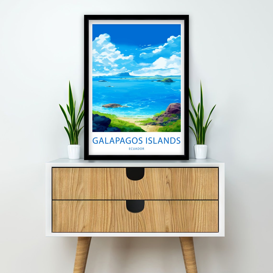 Galapagos Islands Print Galapagos Islands Ecuador Poster Home Dcor Galapagos Islands Ecuador Wall Art Galapagos Islands Ecuador Wall Decor - Image 2