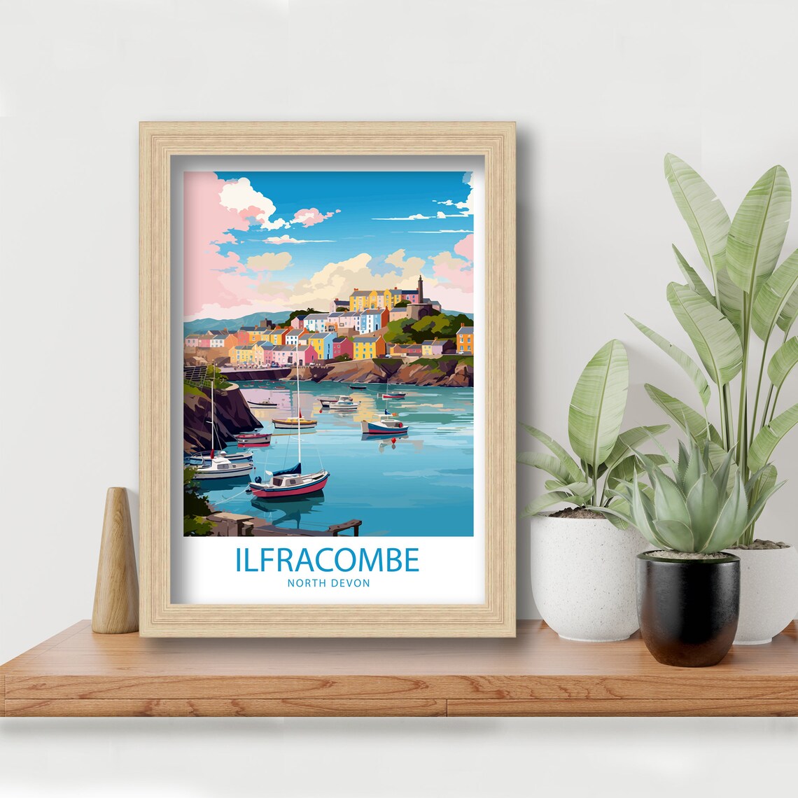 Ilfracombe Travel Poster, Coastal Place Wall Decor - Image 5