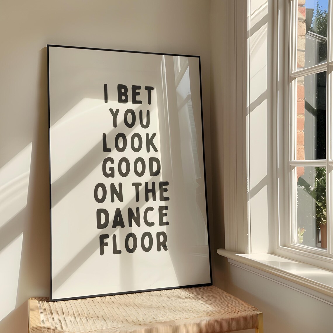 I Bet You Look Good On The Dance Floor Lyric Print