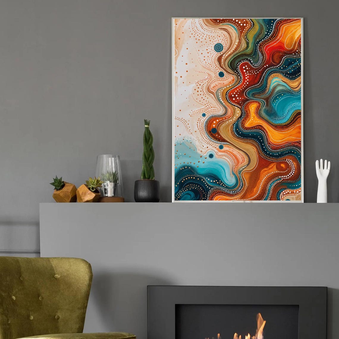 Australian Dot Art - Indigenous Style - Image 2
