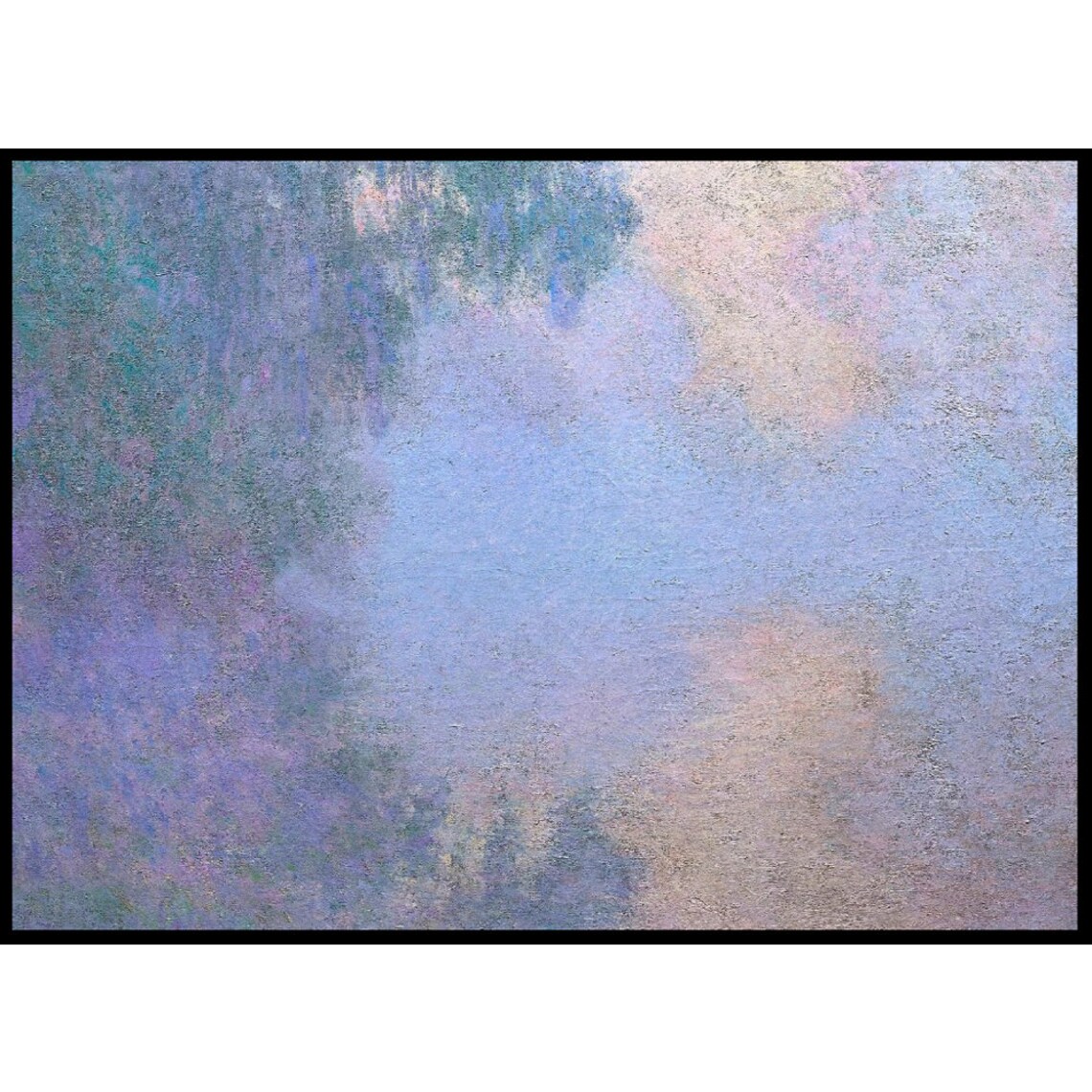 Monet Morning On The Seine Near Giverny Travel Poster