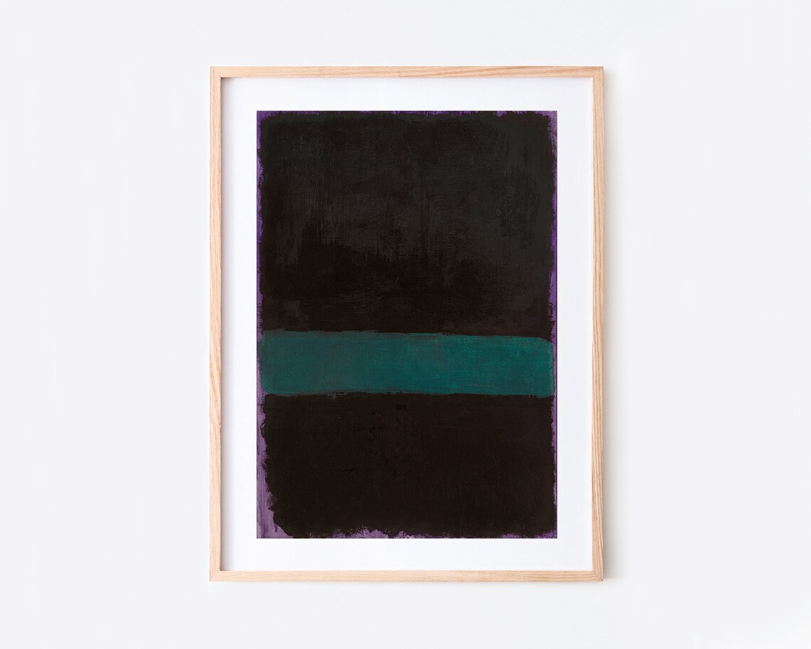 Mark Rothko Untitled 1969 Vintage Art Print