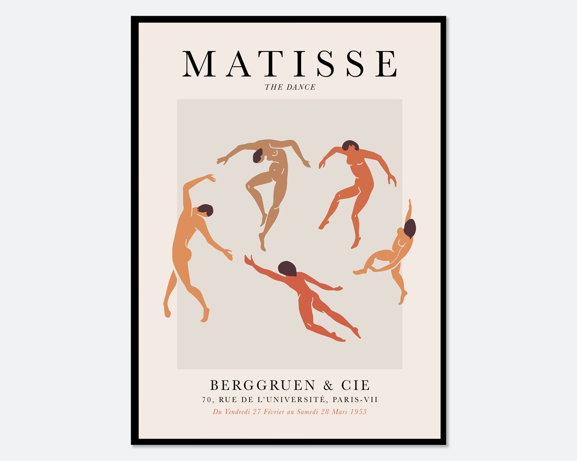 Matisse The Dance Vintage Poster Art Print