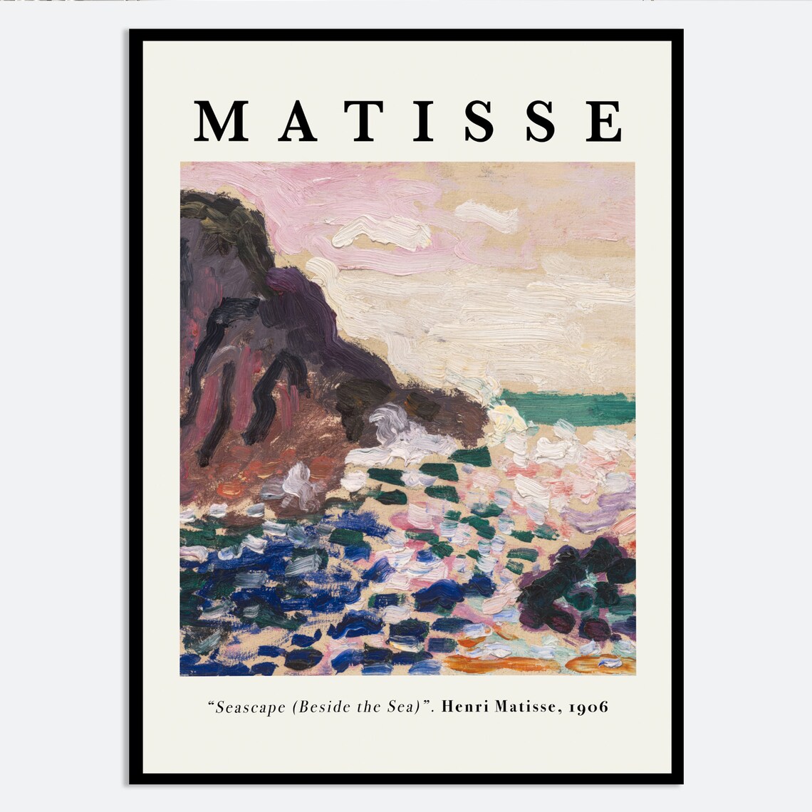Henri Matisse Seascape Beside The Sea Poster Print