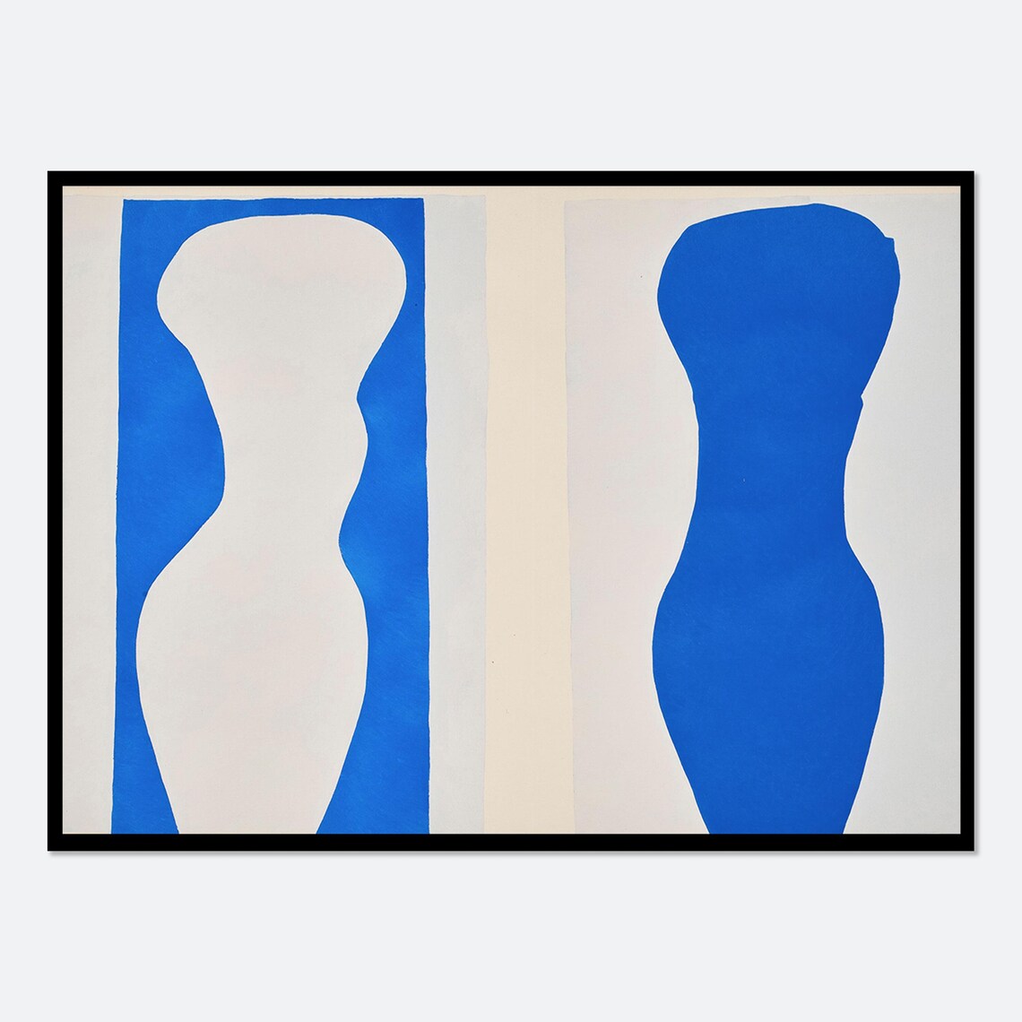 Matisse Forms From Jazz 1947 Abstract Figure Print