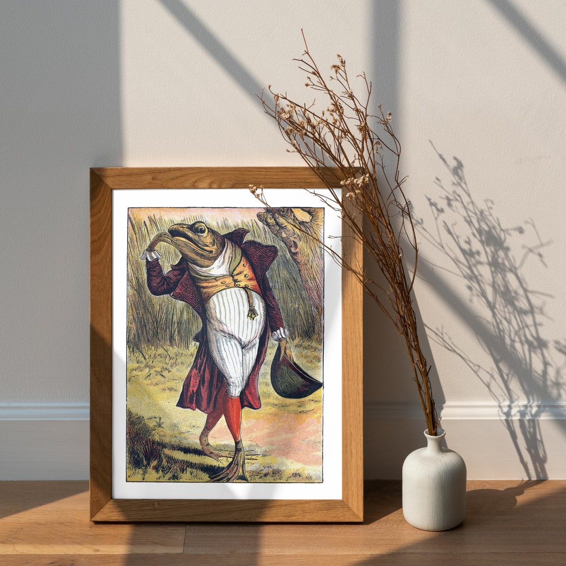 Victorian Dapper Toad Gentleman Antique Animal Illustration Print - Image 3