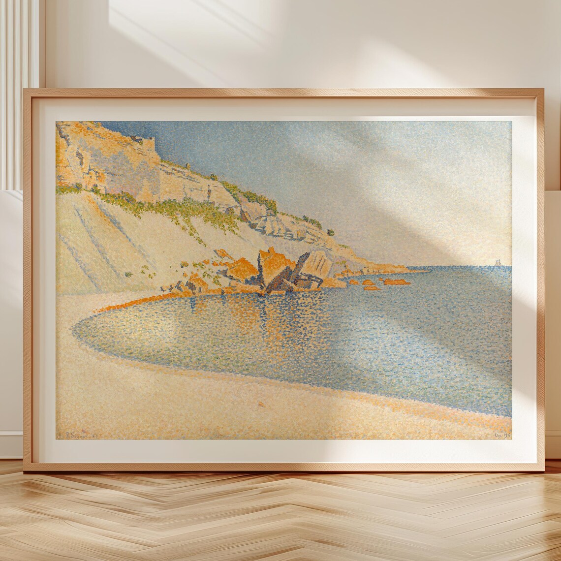 Cassis Cap Lombard Opus 196 1889 Paul Signac Art Print Divisionism Pointillism Landscape Poster French Cte Dazur Beach Seascape