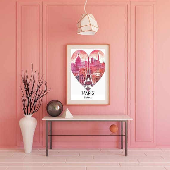 I Love Paris Wall Art Posters Cafe Decor Home World Poster Designs Design