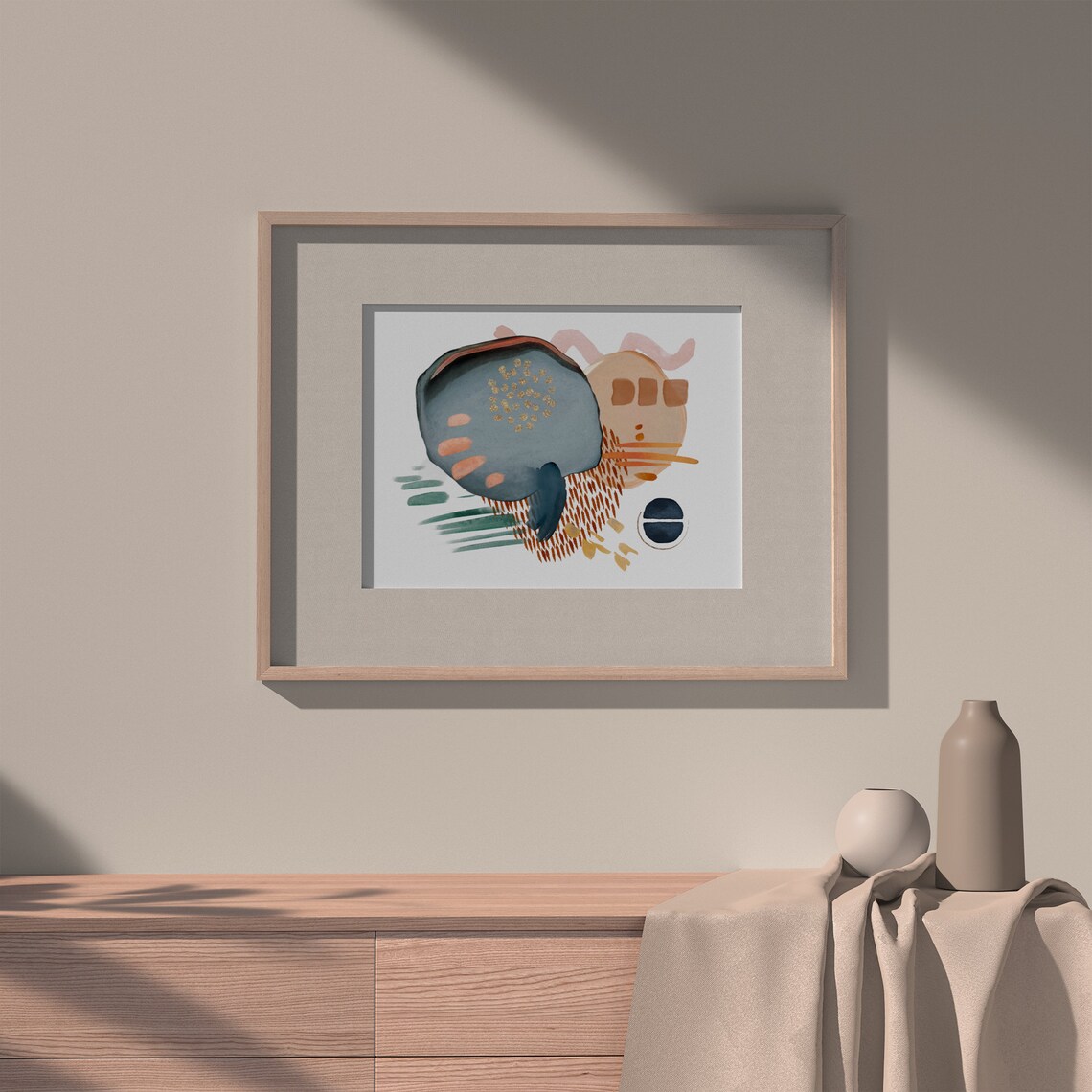 Abstract Art Maximalist Abstract Decor Art Print - Image 2
