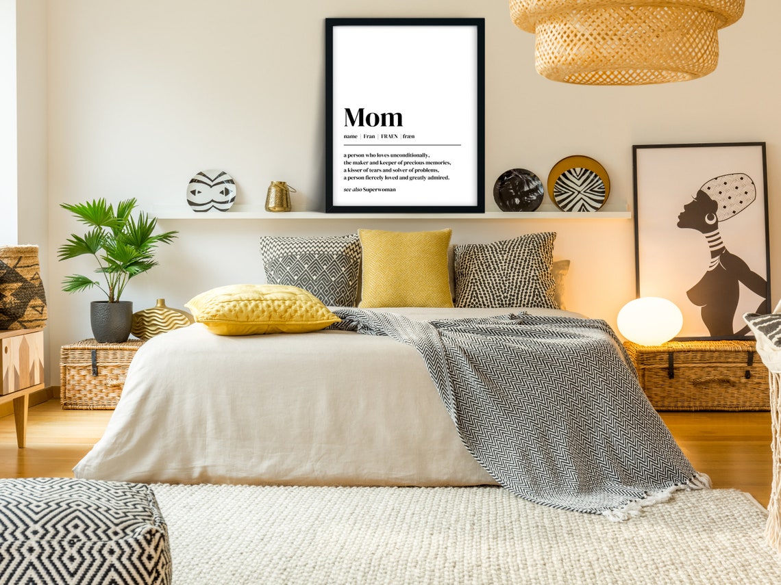 Personalized Mom Definition Dictionary Mothers Day Gift Art Poster - Image 2
