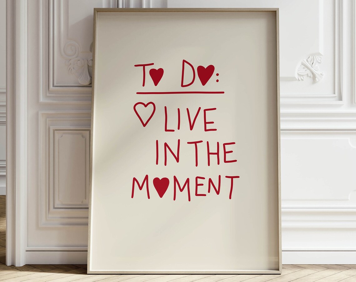 Positive Affirmation Retro Wall Art Poster