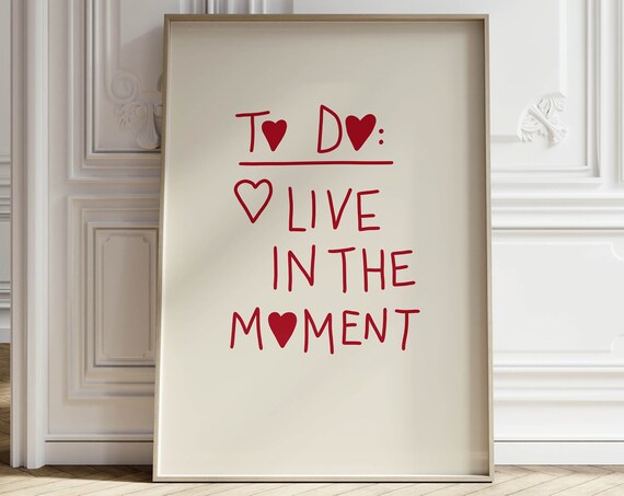 Positive Affirmation Retro Wall Art Poster