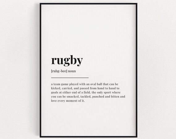 Rugby Definition Meaning, Gift For Rugby Player