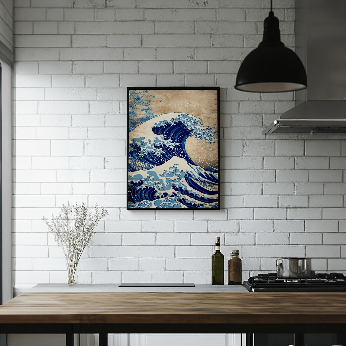 The Great Wave off Kanagawa Hokusai Ocean Reproduction Poster - Image 6
