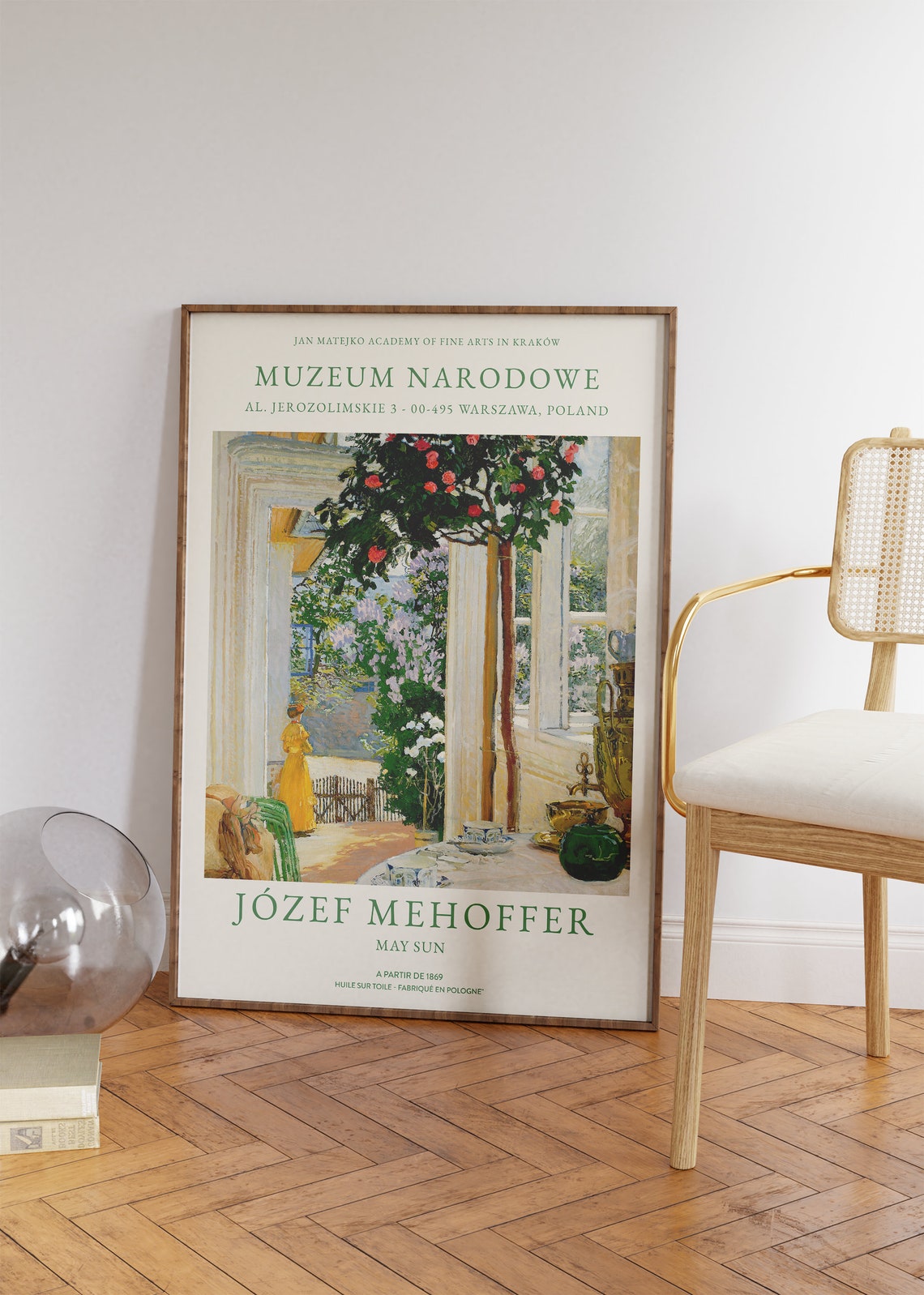 Jozef Mehoffer May Sun 1901 Veranda Roses Muzeum Narodowe Art Print