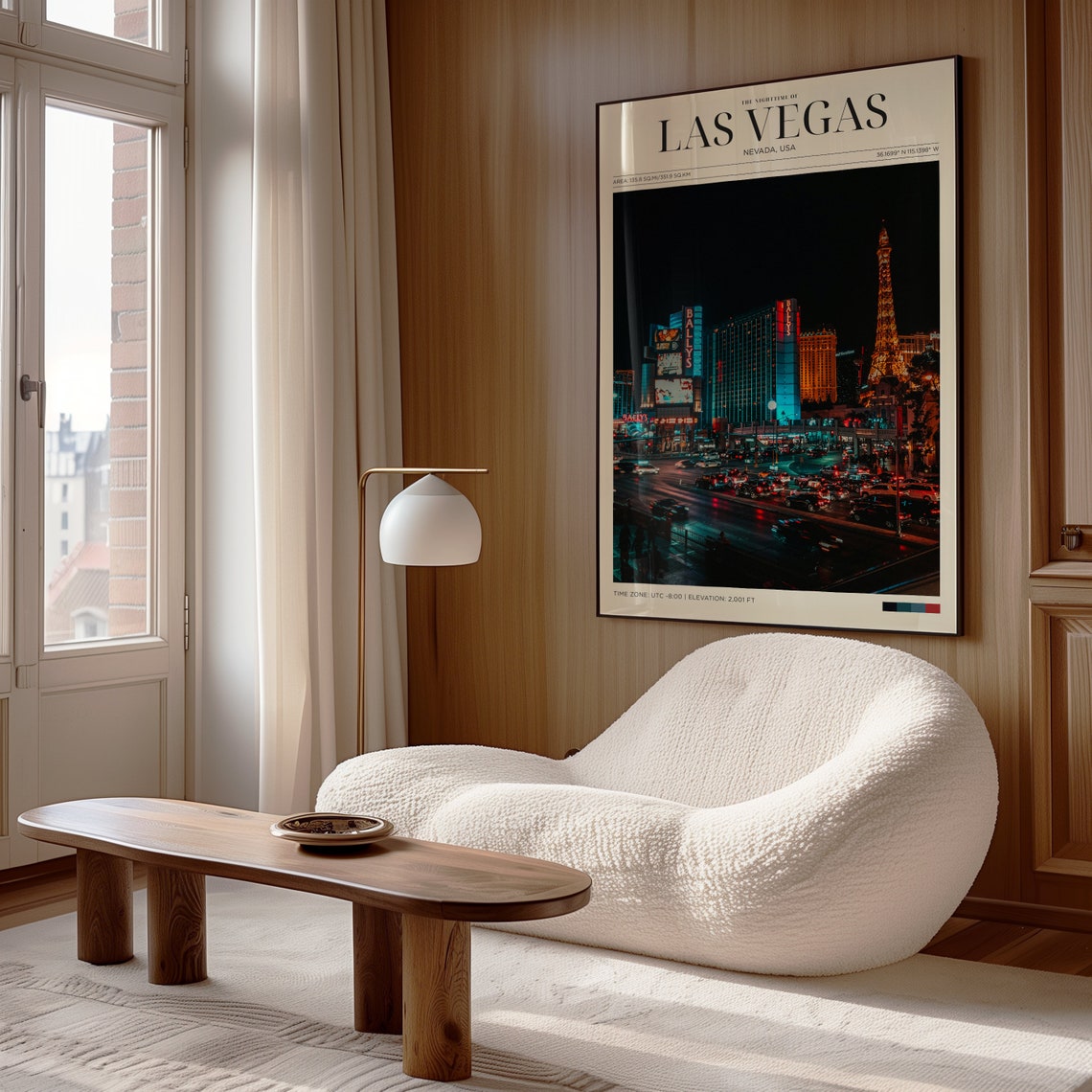 Travel Poster Las Vegas Strip Poster Street Of Las Vegas Print Las Vegas Wall Art For Living Room Large Modern Office Cities Wall Art - Image 4