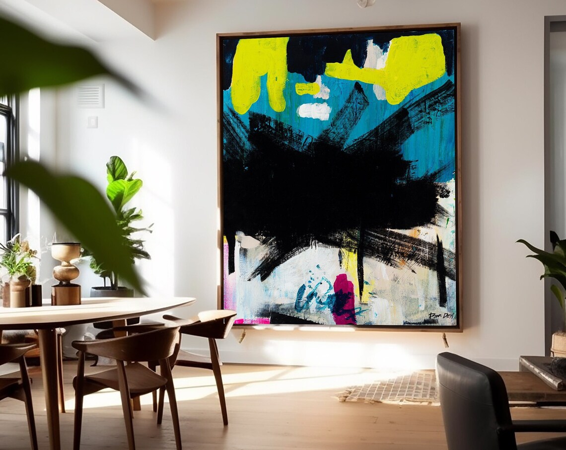 Contemporary Abstract Painting, Modern Art Print - Image 3
