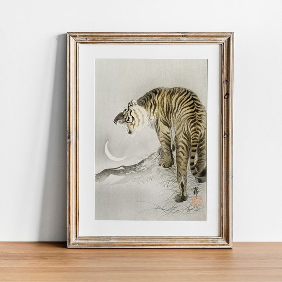 Tiger Print, Antique Space Painting Vintage Poster