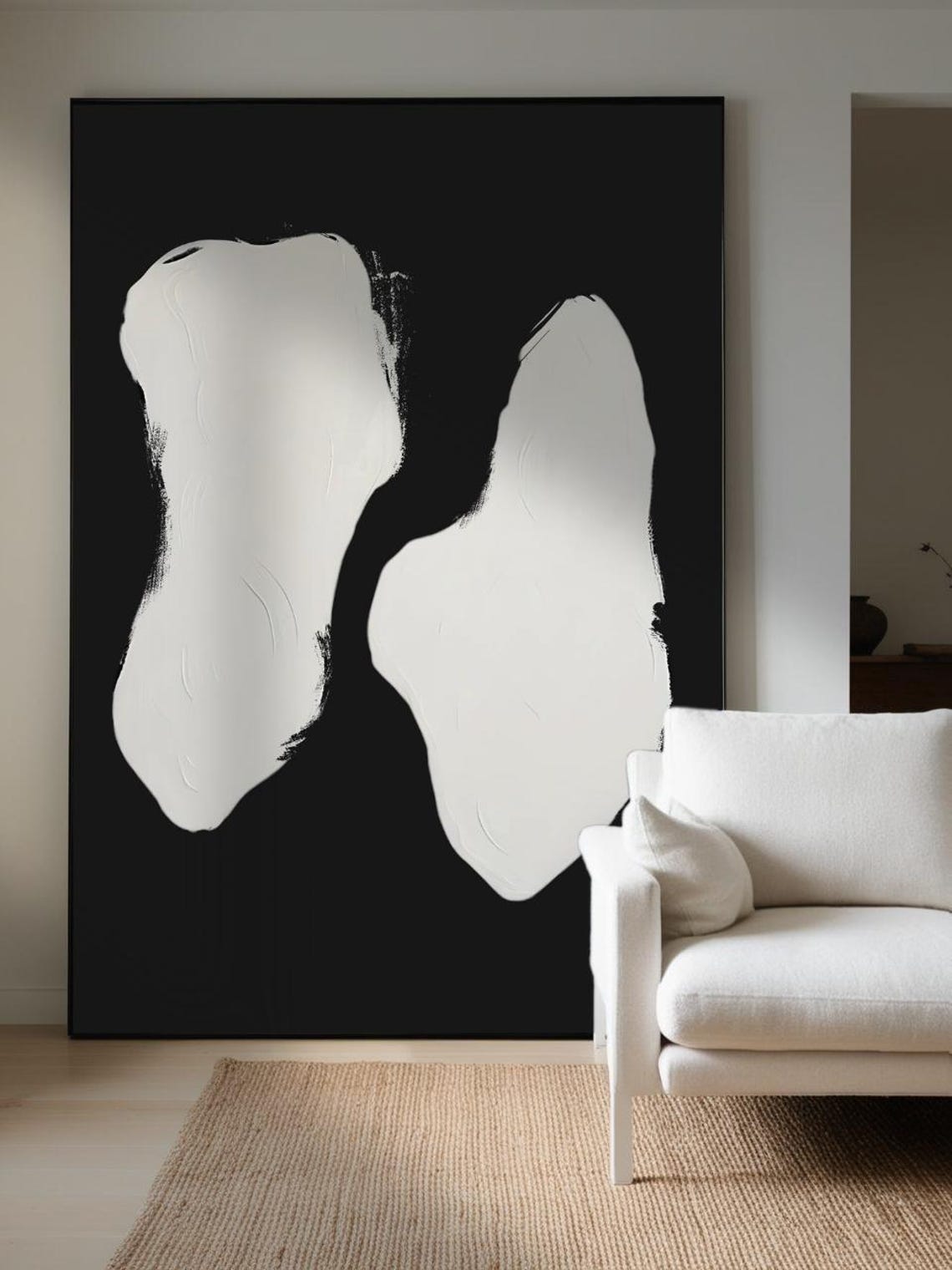 Wabi Sabi Abstract, Japandi Minimalist Art Print