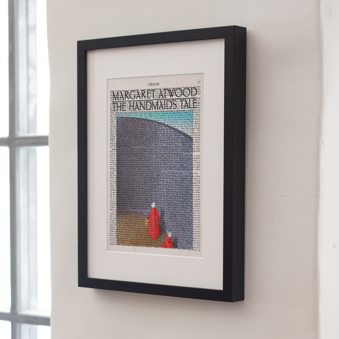 The Handmaid's Tale Margaret Atwood Dictionary Page Literary Art Print - Image 4