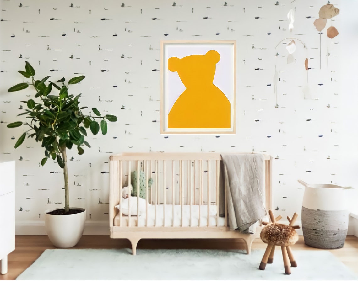 Bear Print, Ukiyobrights Nursery Decor - Image 5