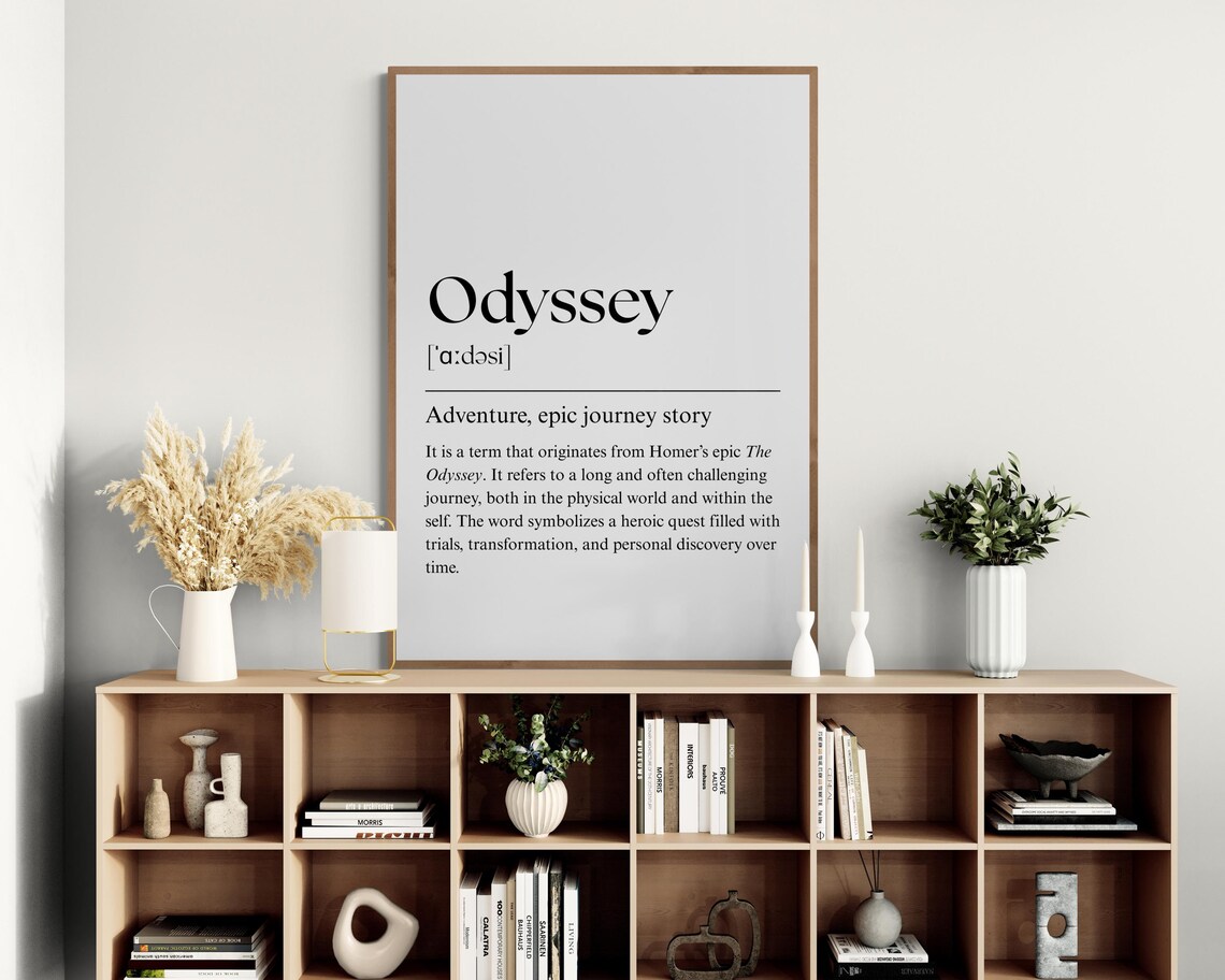 Odyssey Definition Minimalist Art Print