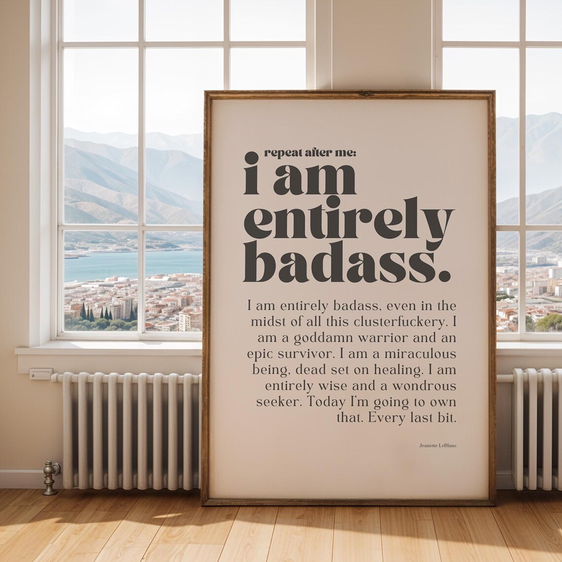 Badass Woman, Sweary Survivor Affirmation