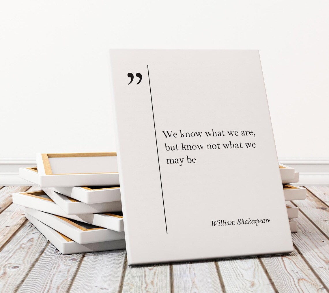 William Shakespeare Quote, Typography Wall Art - Image 3