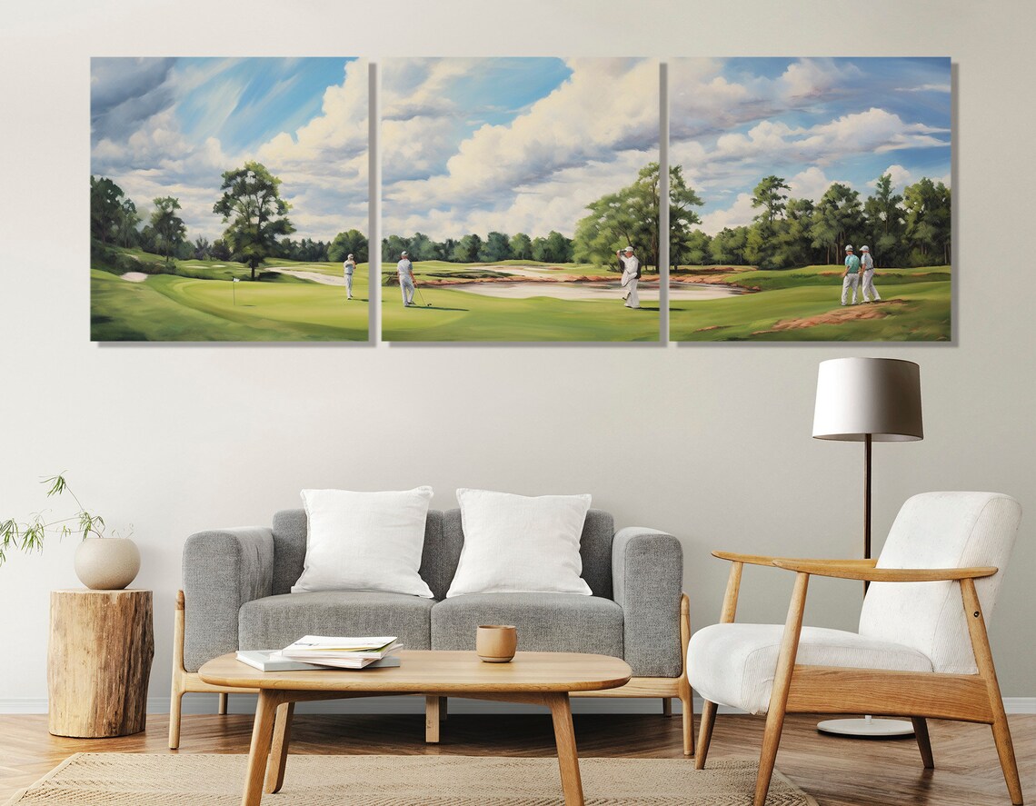 Golf Player Art Print, Golf Club Decor Gift Idea - Image 2