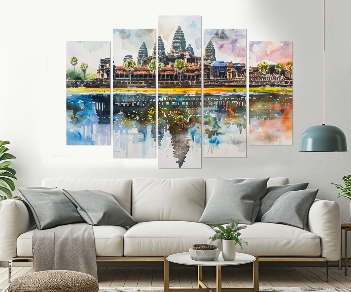 Angkor Wat Ancient Khmer Architecture Art Print - Image 3