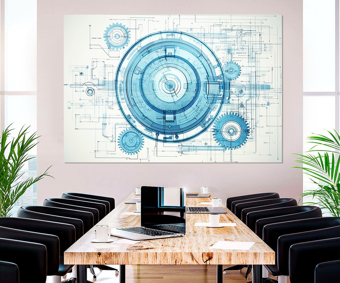 Engineering Gift, Engineering Drawing Poster