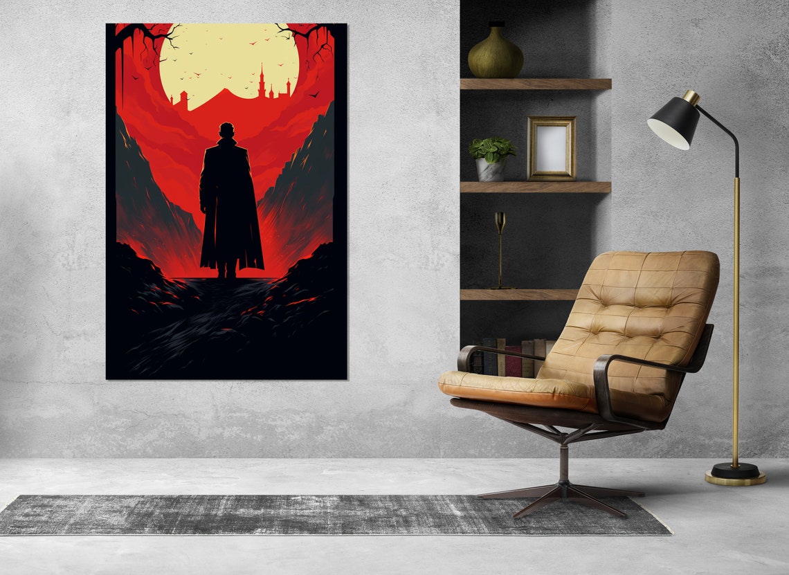 Dracula Gothic Art Print - Image 3