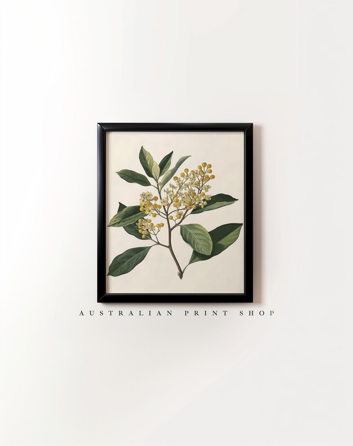 Vintage Yellow Flower Botanical Still Life Art Print - Image 2