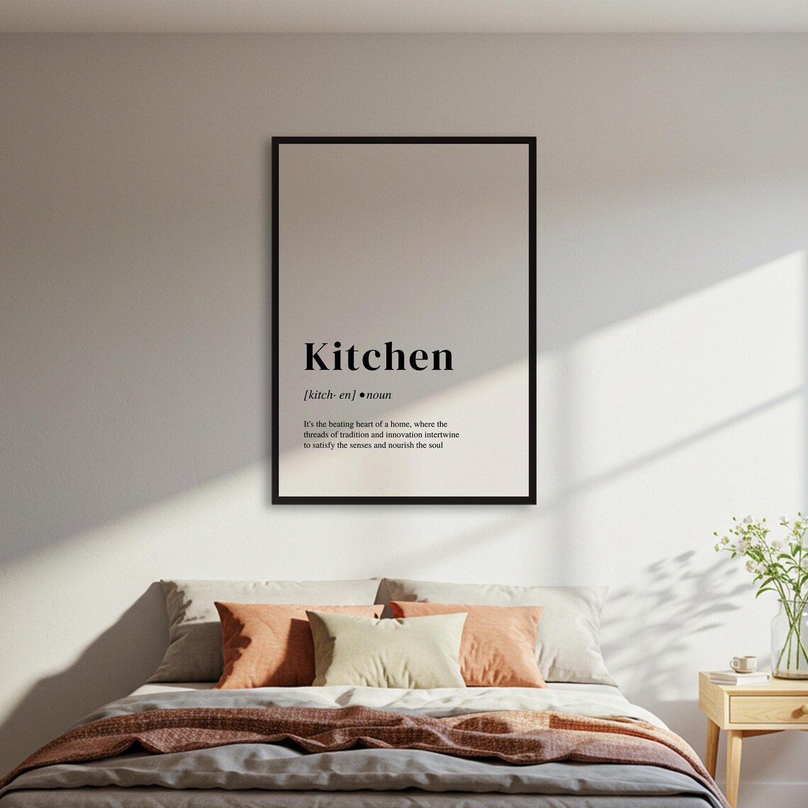 Kitchen Definition Minimalist Typography Art Print - Image 4