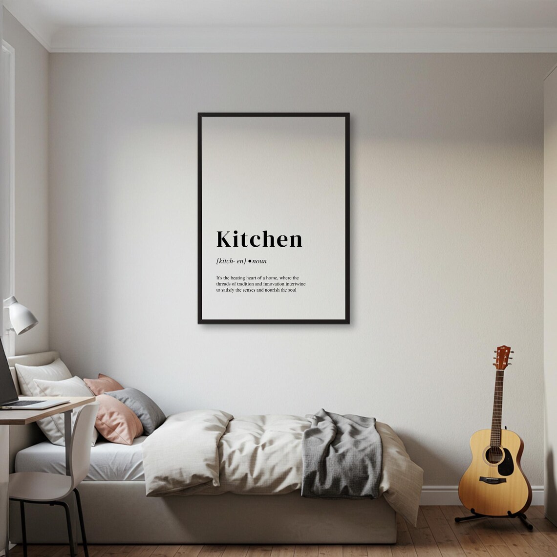 Kitchen Definition Minimalist Typography Art Print - Image 2