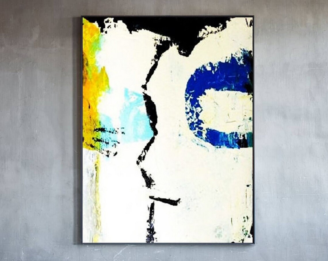 Abstract Acrylic Painting, Nursery Wall Art Print - Image 3