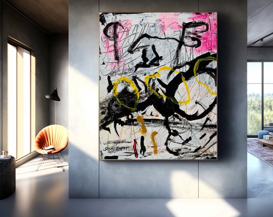 Abstract Art Print, Modern Contemporary Wall Decor
