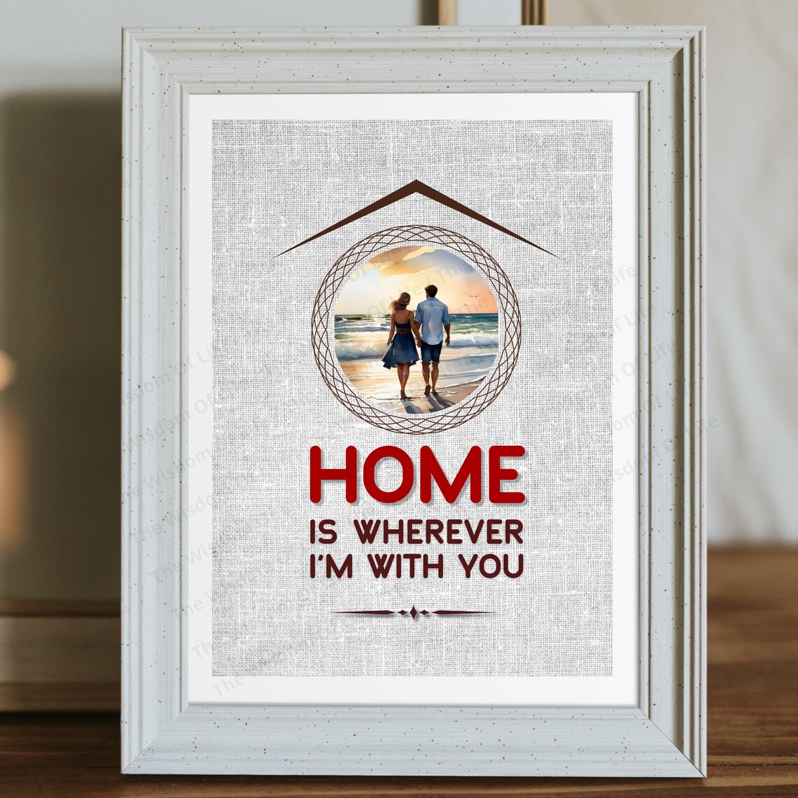 15 Home Is Wherever Im With You Family Sign Housewarming Gift Sign Of Love Family Life Home Decor Prints Home Gift Wedding Gift Idea - Image 3