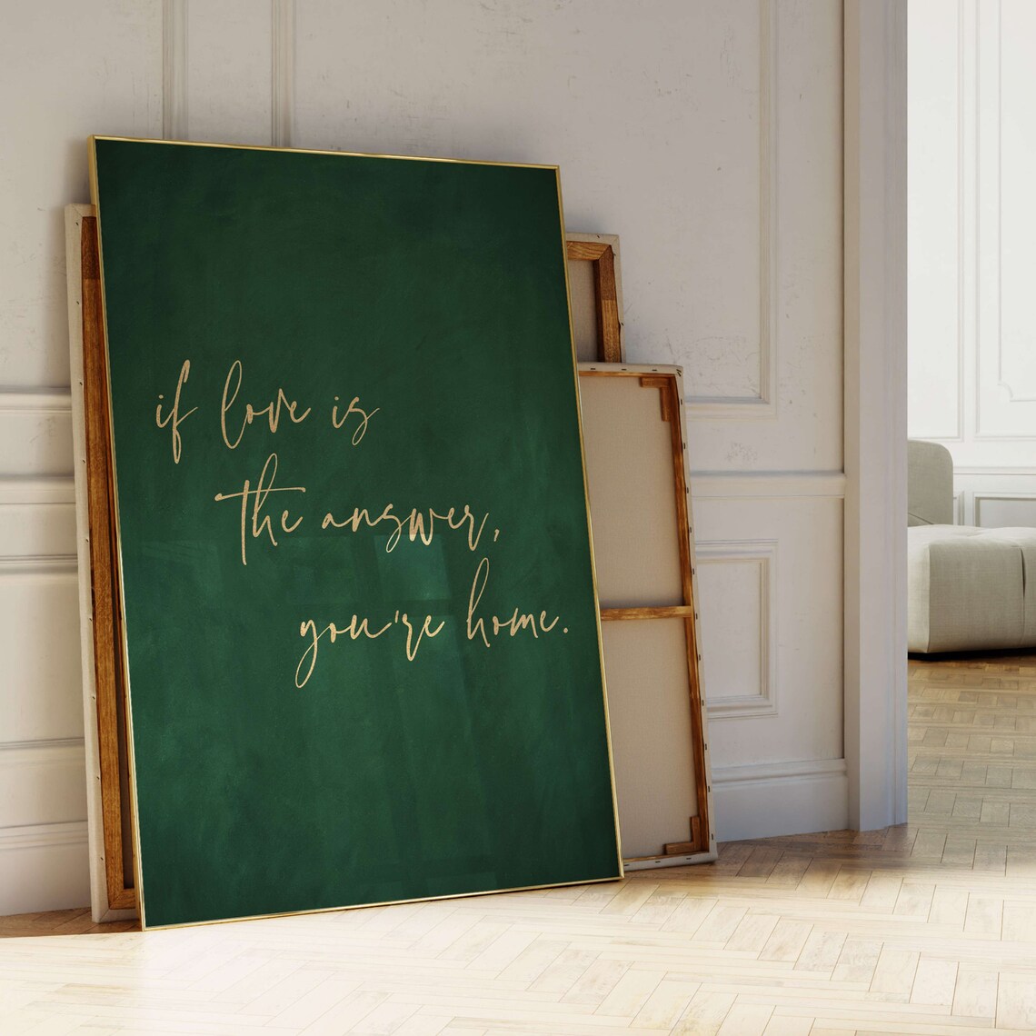 If Love Is The Answer, You 27re Home Art Print