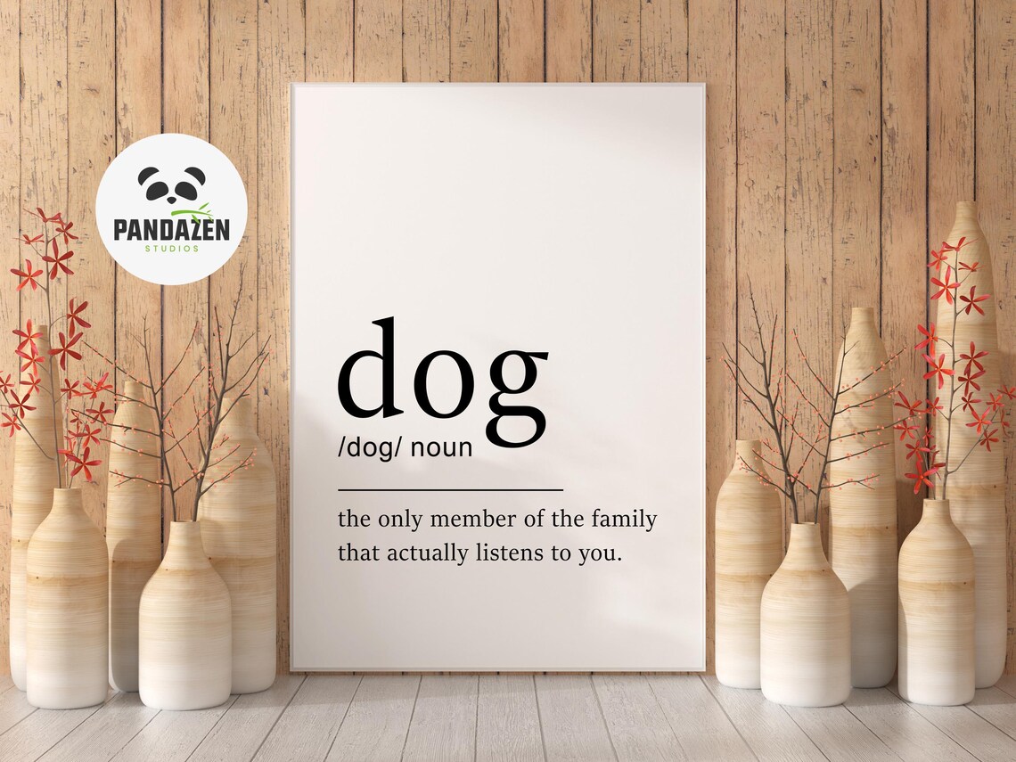 Dog Dictionary Print, Dog Definition Wall Art - Image 6