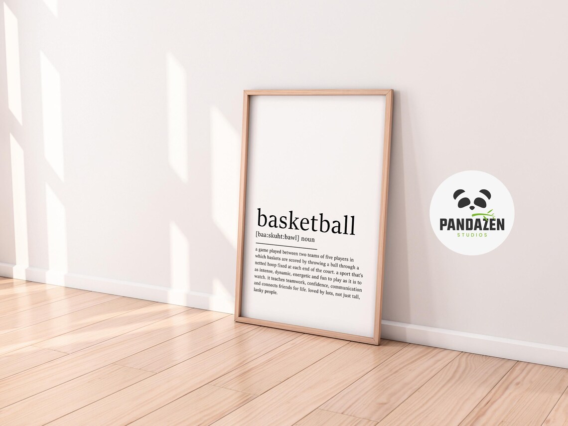 Basketball Definition - Teenager Gift, Poster Print - Image 2