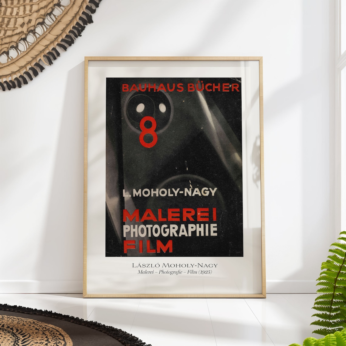 Bauhaus Laszlo Moholy-Nagy Malerei 1925 Art Print