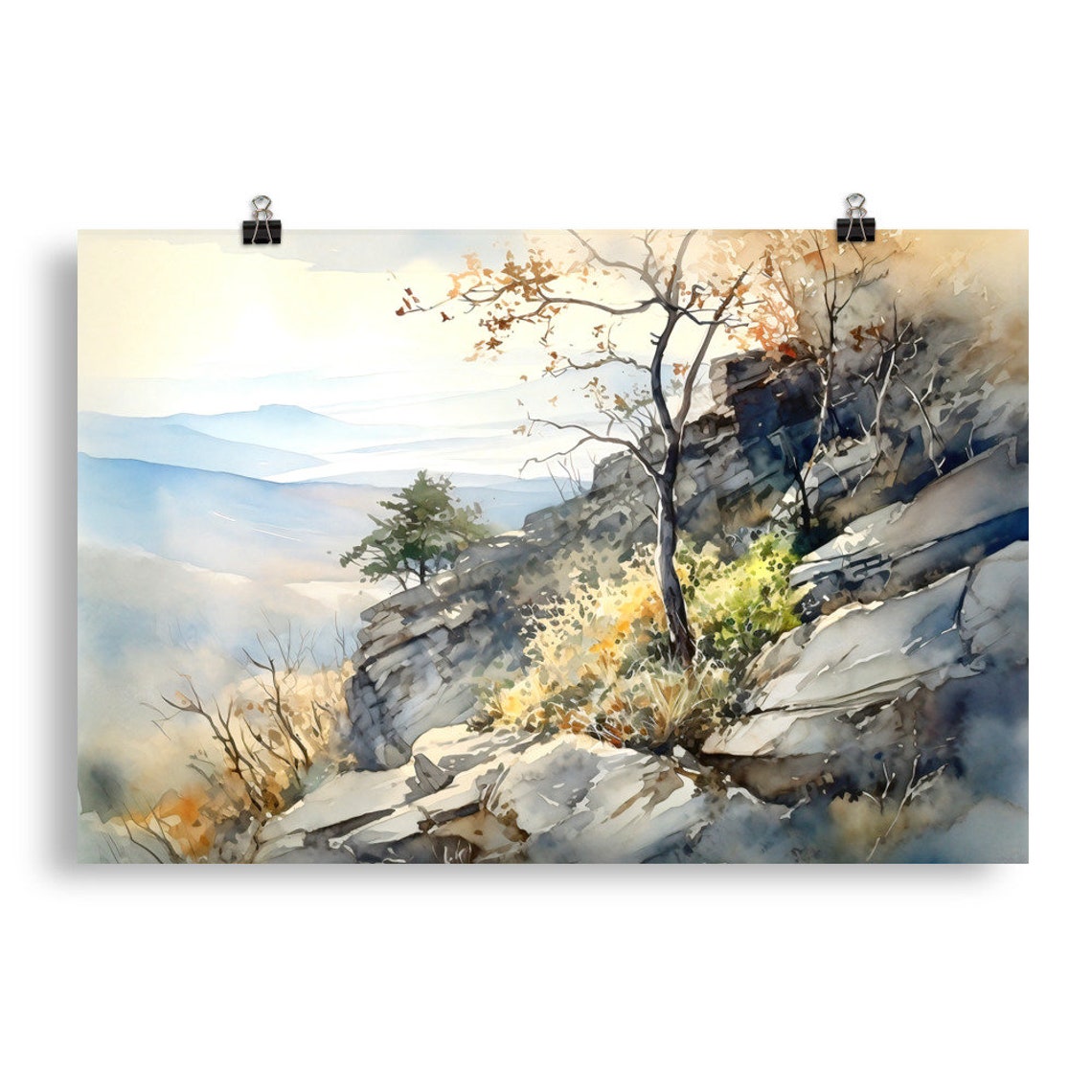 Shenandoah National Park Watercolor Art Print Shenandoah National Park Painting Shenandoah National Park Usa Travel Poster Home Gifts - Image 5
