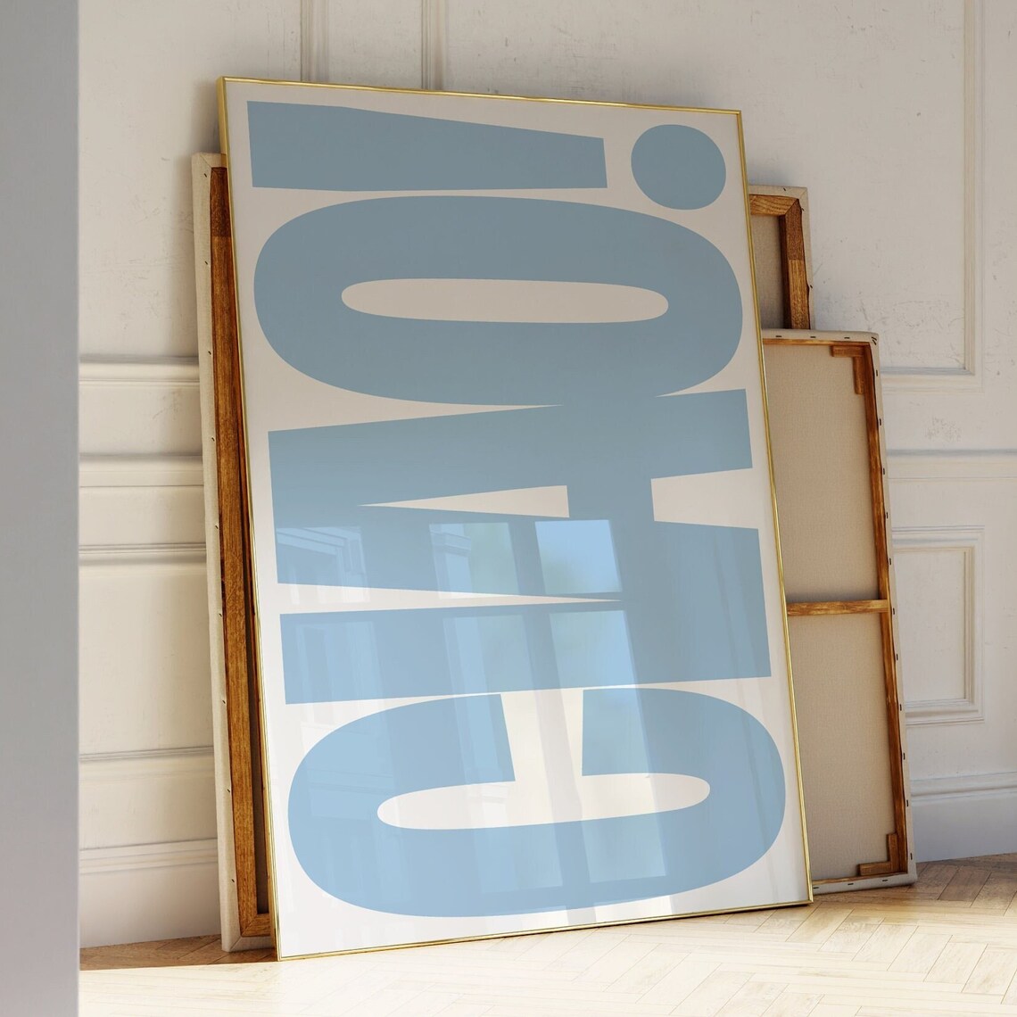 Ciao Italian Quote Poster, Coastal Typography Art