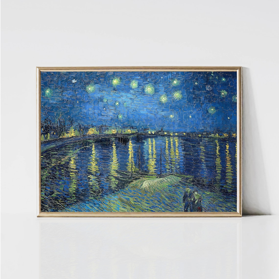 Van Gogh Starry Night Over Rhone Art Print