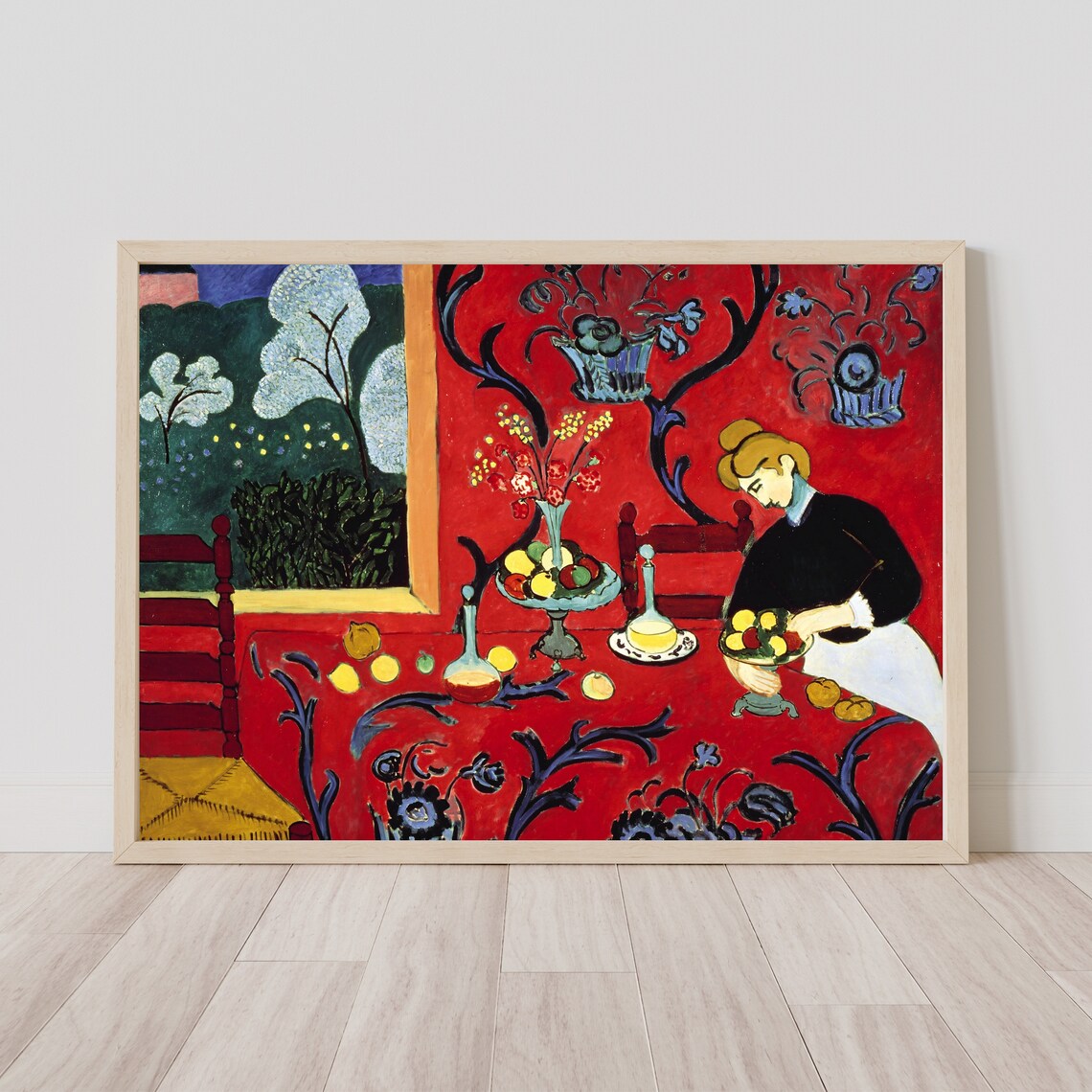 Henri Matisse Dessert Harmony In Red Art Print - Image 3