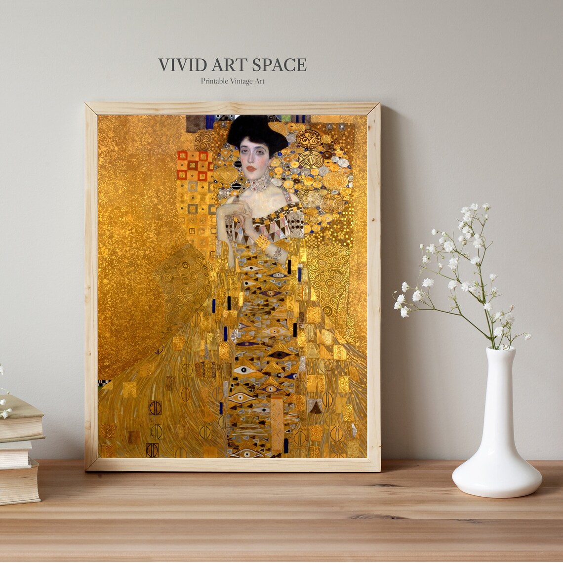 Portrait Of Adele Bloch-Bauer I, Gustav Klimt Print - Image 2