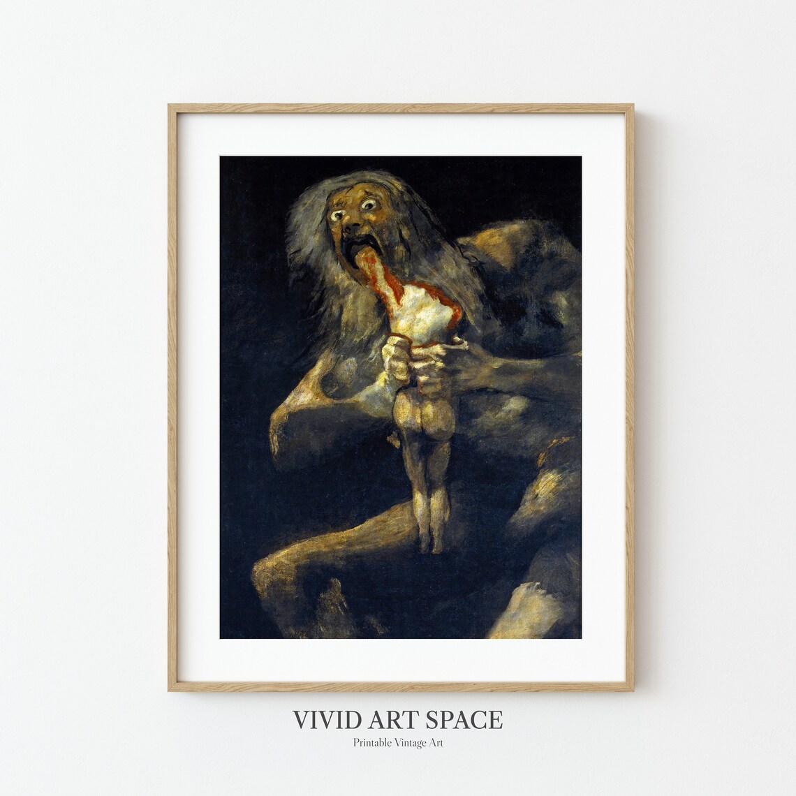 Francisco Goya Saturn Devouring His Son Art Print - Image 3