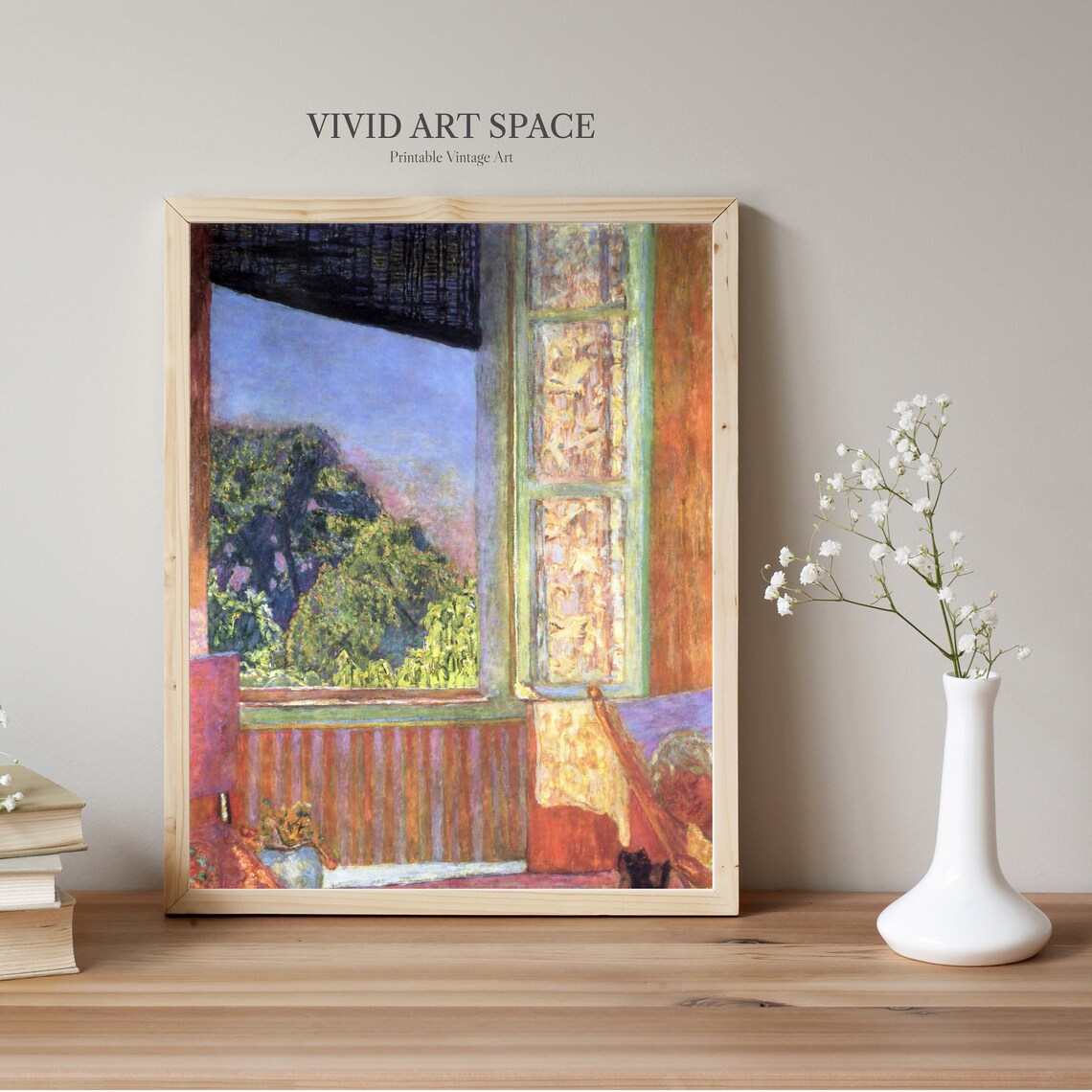 The Open Window by Pierre Bonnard, Art Print - Image 2