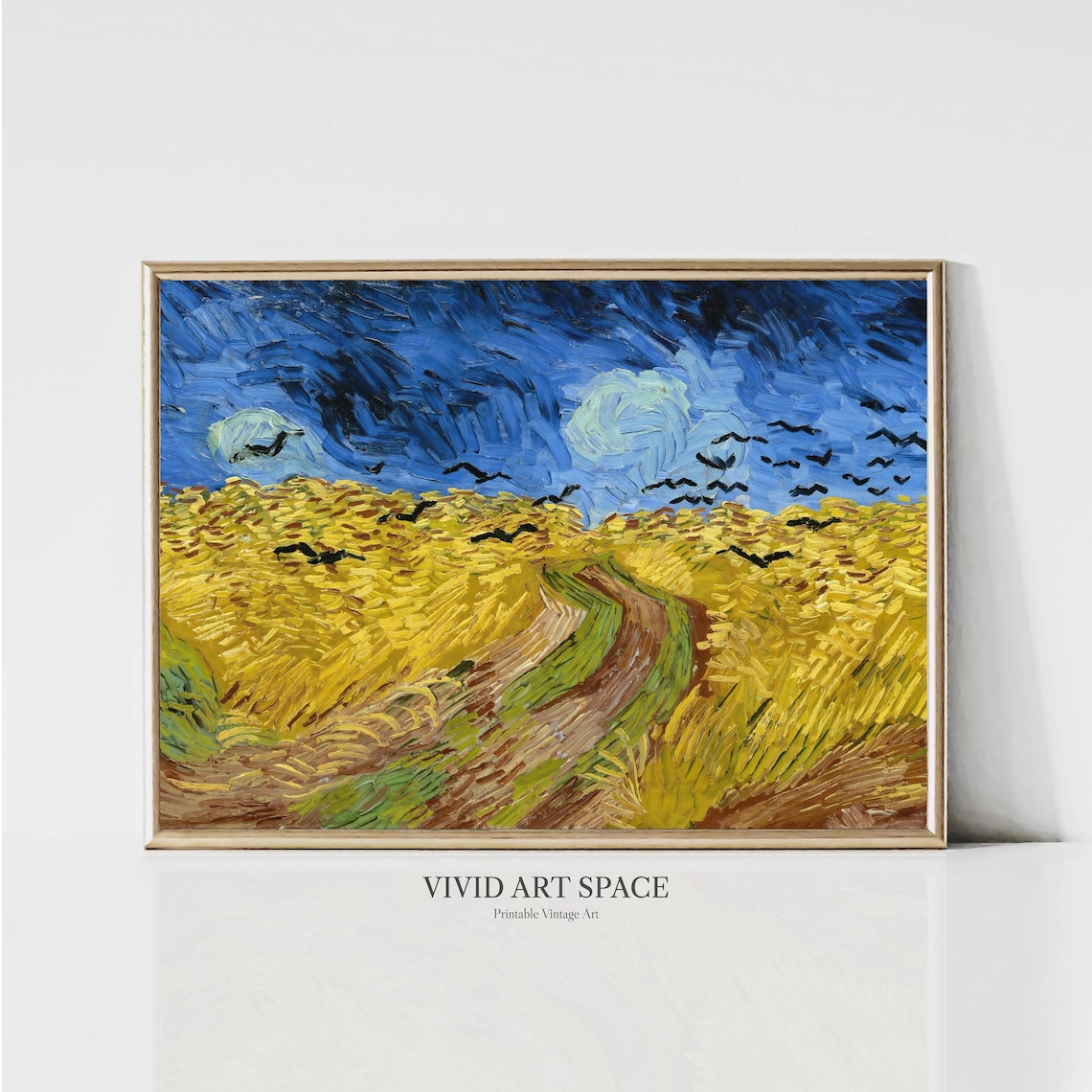 Wheat Field With Crows, Van Gogh Art Print